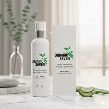 🌿 Organic Seven Fash Wash– Pimple-Free, Moisturizing & Nourishing Face Cleanser ✨(100ml)