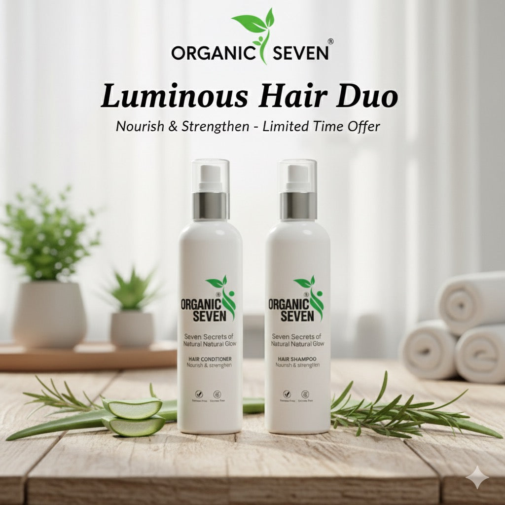 Organic Shampoo & Hair Conditioner Combo – Hair Growth, Anti-Dandruff & Hair Fall Control (2 x 200)