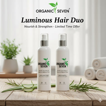 Organic Shampoo & Hair Conditioner Combo – Hair Growth, Anti-Dandruff & Hair Fall Control (2 x 200)