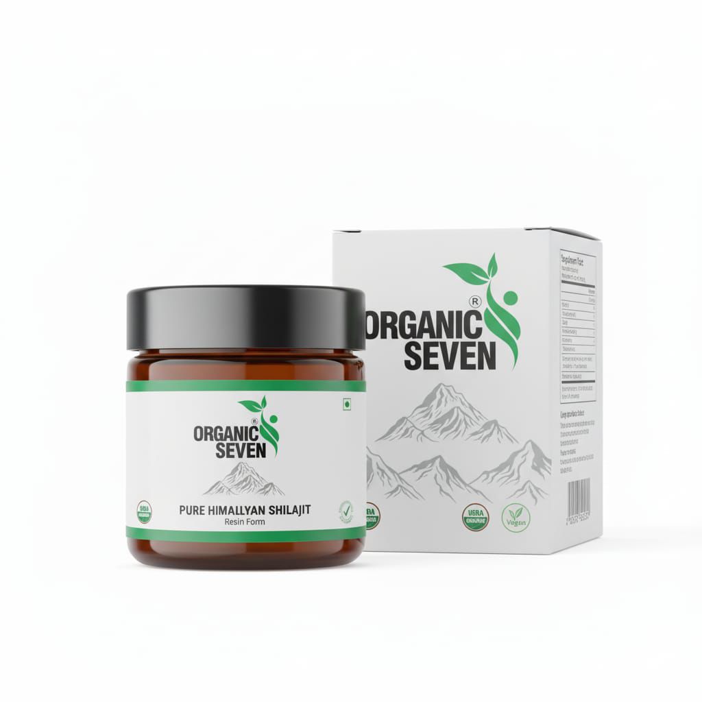 🌿Organic Seven Pure Himalayan Shilajit – Natural Energy & Strength ⚡