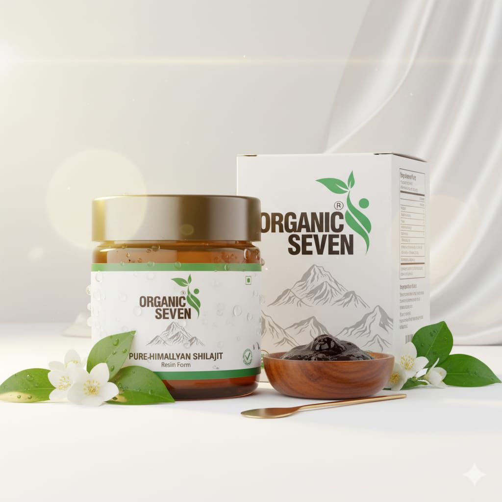 🌿Organic Seven Pure Himalayan Shilajit – Natural Energy & Strength ⚡