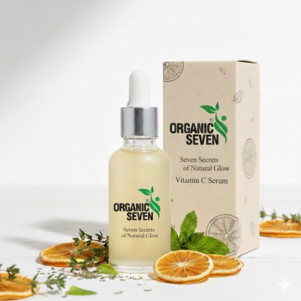 ✨ Organic Seven Vitamin C Serum – Natural Glow & Brightening 🌿