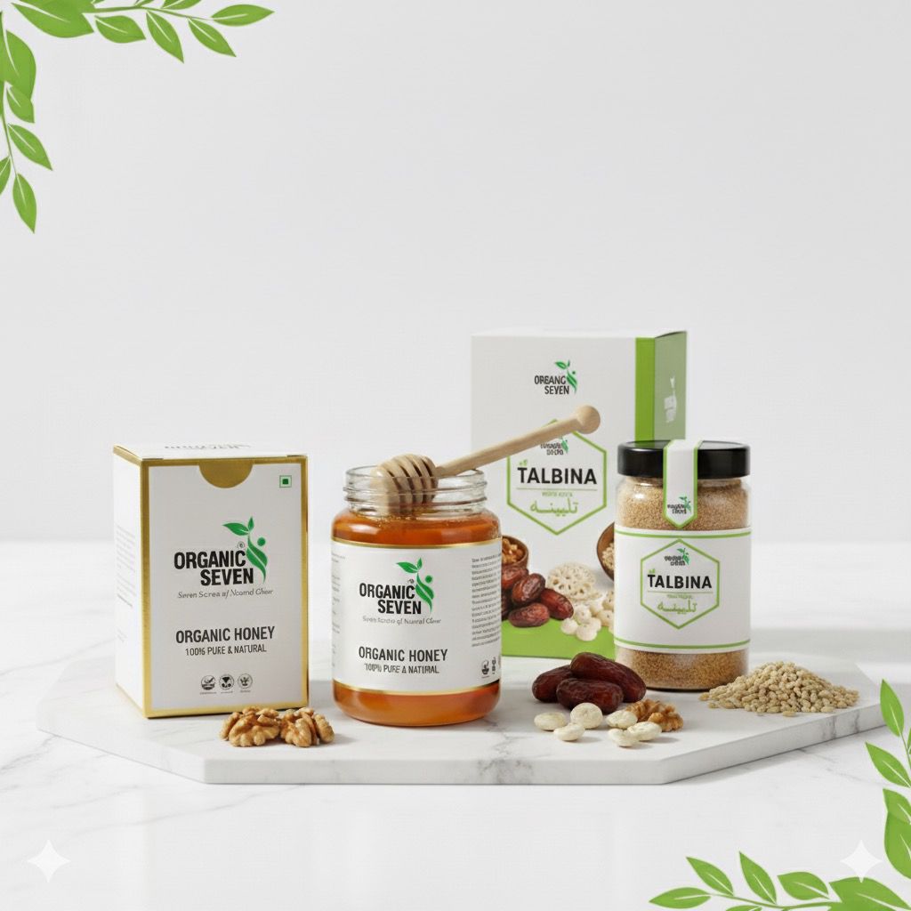 Organic Seven Pure & Natural Honey & Talbina – 100% Organic Products 🍯🌿